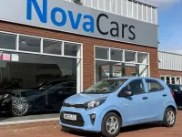 Used Kia Picanto 2022 Blue Hatchback