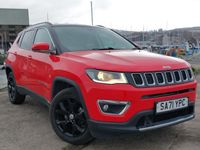 Used Jeep Compass Limited 140 HP (102 kW) 2021 Red SUV