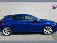 Used Seat Leon SE Dynamic 128 HP (94 kW) 2021 Blue Hatchback