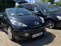 Used Peugeot 207 CC GT 2007 Black Cabriolet