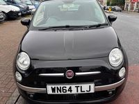 Used Fiat 500C Lounge 69 HP (50 kW) 2015 Black Cabriolet