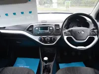 Used Kia Picanto 84 HP (61 kW) 2014 Blue Hatchback