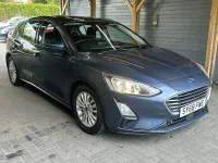 Used Ford Focus Titanium 123 HP (90 kW) 2018 Blue Hatchback