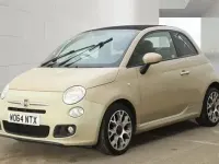 Used Fiat 500C S 69 HP (50 kW) 2015 Brown Cabriolet
