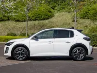 New Peugeot e-208 GTi 100 kW (136 HP) 2026 White Hatchback