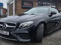 Gebraucht Mercedes E220 AMG line 2019 Schwarz Cabrio