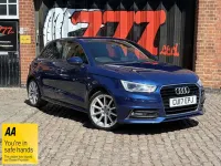 Used Audi A1 Sportback S-Line 125 HP (91 kW) 2017 Blue Hatchback