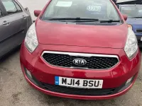 Used Kia Venga 125 HP (91 kW) 2014 Red Hatchback