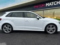 Used Audi A3 Sportback S-Line 2018 White Hatchback
