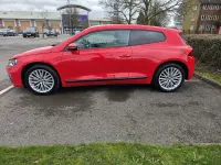 Used VW Scirocco 125 HP (91 kW) 2015 Red Coupe