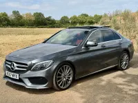 Used Mercedes C250 AMG line 2018 Grey Sedan
