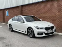Begagnad BMW 740 M Sport 322 HK (236 kW) 2017 Vit Sedan