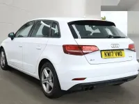 Used Audi A3 Black Edition 150 HP (110 kW) 2017 Ibis white Hatchback