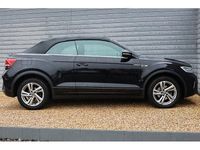 Used VW T-Roc Cabriolet R-line 150 HP (110 kW) 2022 Black Cabriolet