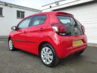 Used Peugeot 108 Active 68 HP (50 kW) 2015 Red Hatchback