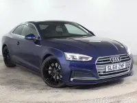 Used Audi A5 S-Line 190 HP (139 kW) 2018 Blue Coupe