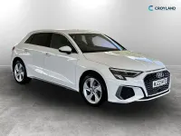 Begagnad Audi A3 Sportback e-tron S-Line 2022 Vit Halvkombi