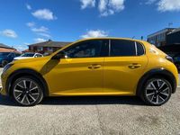 Used Peugeot e-208 GT 98 kW (134 HP) 2021 Yellow Hatchback
