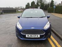Used Ford Fiesta Zetec 100 HP (73 kW) 2016 Blue Hatchback