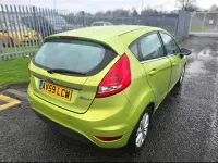 Used Ford Fiesta Zetec 96 HP (70 kW) 2009 Green Hatchback
