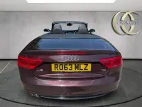 Used Audi A5 Cabriolet S-Line 177 HP (130 kW) 2014 Red Cabriolet