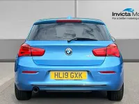 Used BMW 118 Sport Line 136 HP (100 kW) 2019 Blue Hatchback