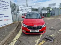 Used Skoda Fabia SE L 95 HP (69 kW) 2019 Red Hatchback