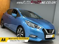 Used Nissan Micra S 90 HP (66 kW) 2017 Blue Hatchback