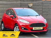 Used Ford Fiesta Zetec 2013 Red Hatchback