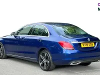 Used Mercedes C220 194 HP (142 kW) 2019 Blue Sedan