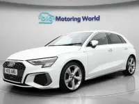 Used Audi A3 Sportback S-Line 110 HP (80 kW) 2021 White Hatchback