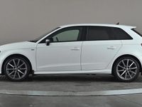 Used Audi A3 Black Edition 150 HP (110 kW) 2019 White Sedan