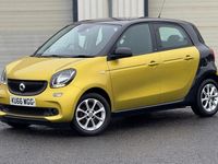 Used Smart ForFour Passion 71 HP (52 kW) 2016 Yellow Hatchback