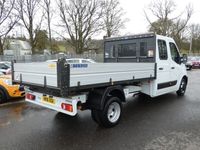 used Renault Master 2.3 35 BUSINESS ENERGY DCI TIPPER DCB CREW CAB LWB135 BHP 7 SEATS * NO VAT *