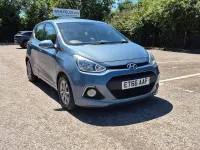 Used Hyundai i10 Premium 87 HP (63 kW) 2016 Blue Hatchback