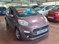 Used Peugeot 107 Allure 68 HP (50 kW) 2012 Purple Hatchback