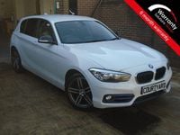 Used BMW 118 Sport Line 2018 White Hatchback