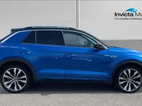 Used VW T-Roc R-line 150 HP (110 kW) 2021 Blue SUV