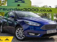 Begagnad Ford Focus Titanium 125 HK (91 kW) 2015 Blå Halvkombi