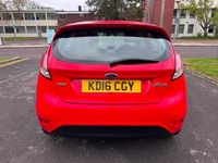 Used Ford Fiesta Zetec 2016 Red Hatchback