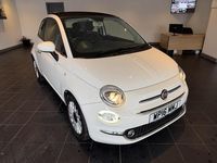 Used Fiat 500 Lounge 2016 White Cabriolet