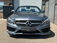 Used Mercedes C220 AMG line 170 HP (125 kW) 2017 Grey Cabriolet