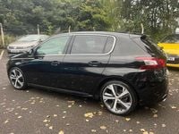 Used Peugeot 308 GT-line 130 HP (95 kW) 2017 Black Hatchback