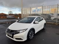 Used Honda Civic SE Plus 2014 White Hatchback