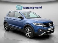 Used VW T-Cross Black Edition 110 HP (80 kW) 2023 Blue SUV