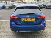 Used Mercedes A180 AMG Line Premium Plus 136 HP (100 kW) 2023 Blue Hatchback