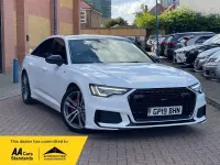 Used Audi A6 S-Line 204 HP (150 kW) 2019 White Sedan
