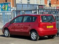 Used Nissan Note Acenta 87 HP (63 kW) 2007 Red Hatchback