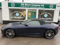 Used Jaguar F-Type R-Dynamic 300 HP (220 kW) 2021 Blue Cabriolet