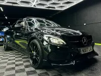 Used Mercedes C220 AMG Line Premium Plus 170 HP (125 kW) 2017 Black Coupe